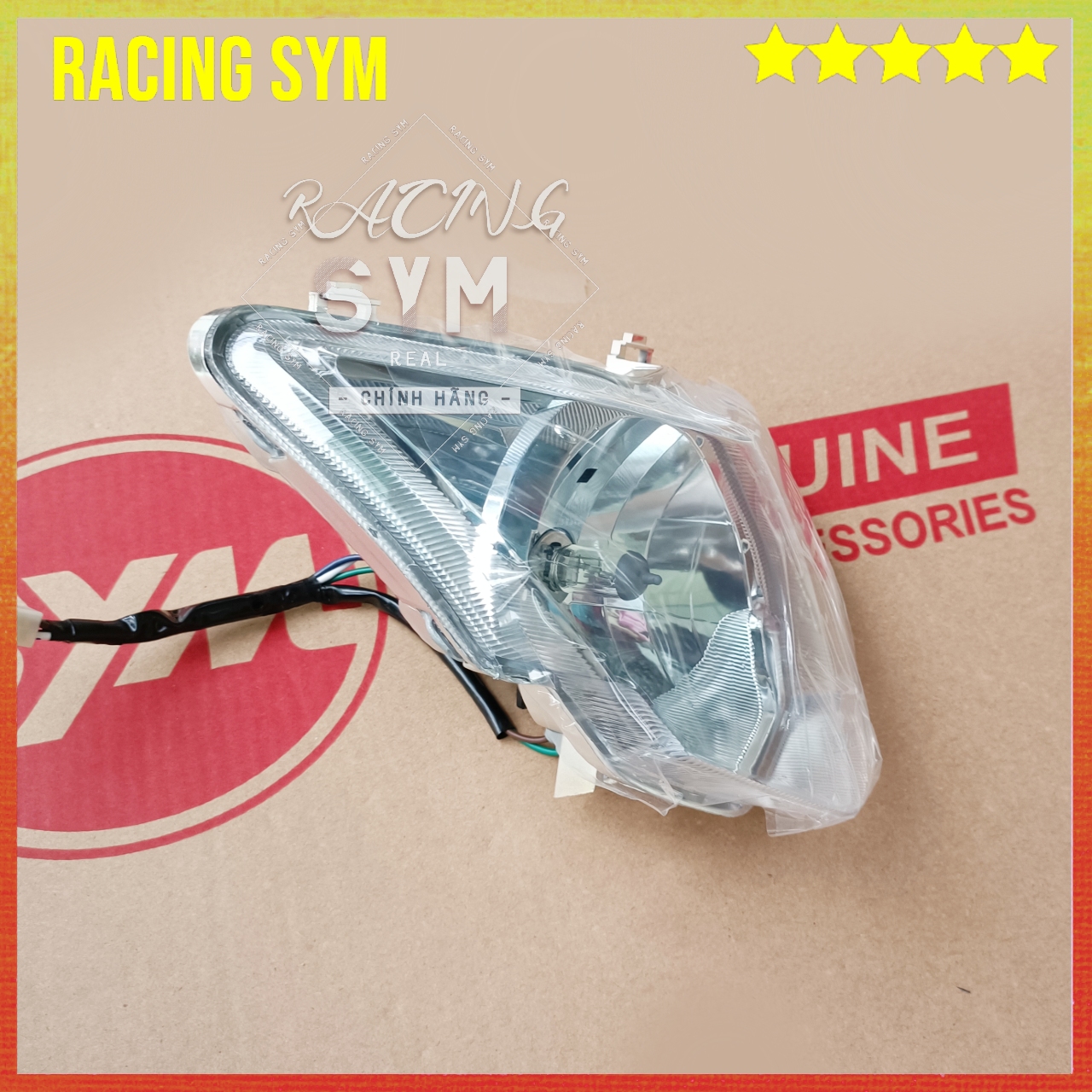 Bộ Đèn Trước Xe Galaxy 50cc Chính Hãng SYM