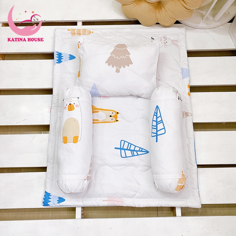Set Mattress infant pillow tencel fabric soft smooth, cool, waterproof mattress with many motifs lovely