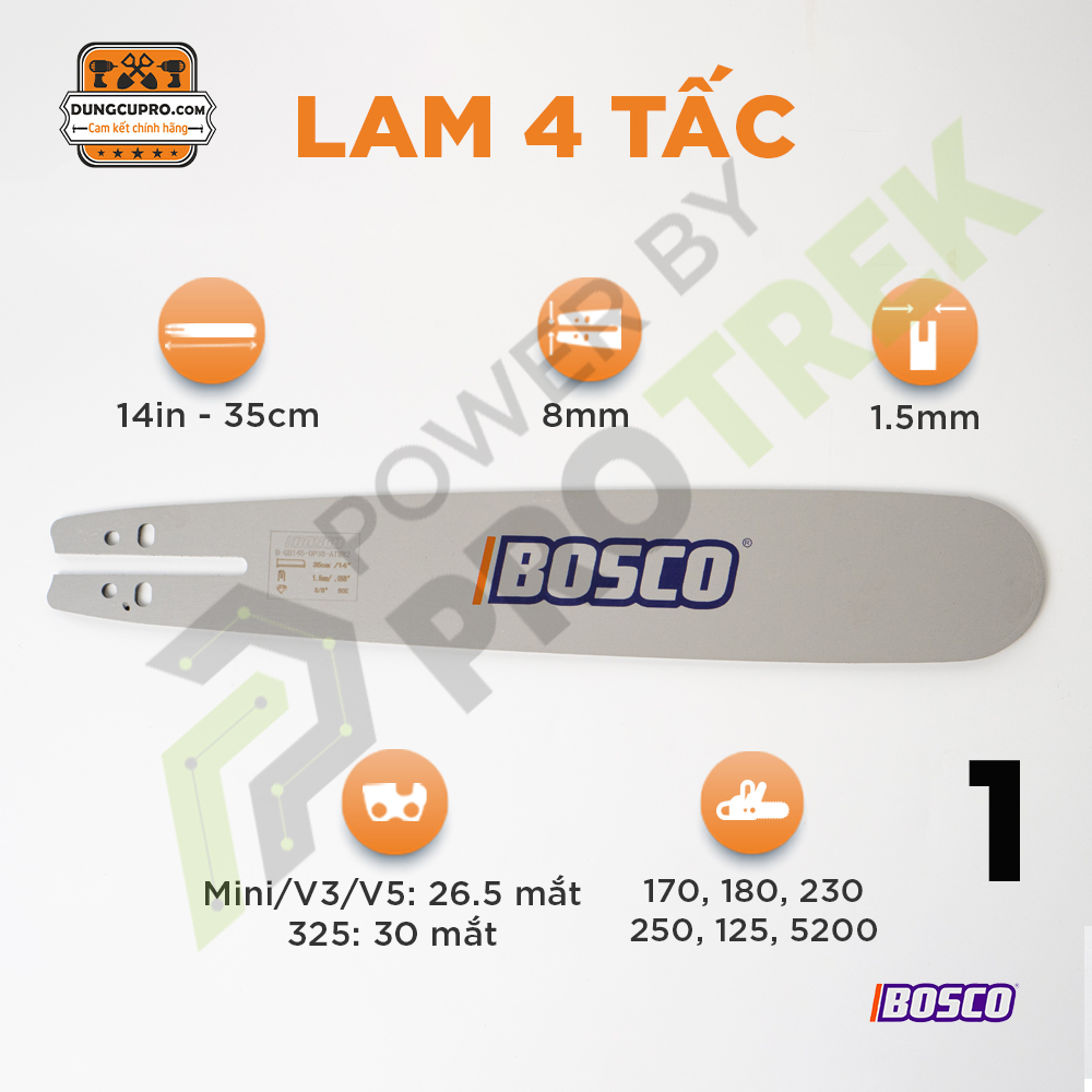 Lam Máy Cưa Xích Bosco - CHÍNH HÃNG BOSCO