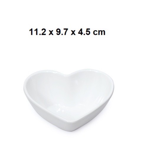 Chén Hình Trái Tim Melamine Cao Cấp - Chén Nhựa