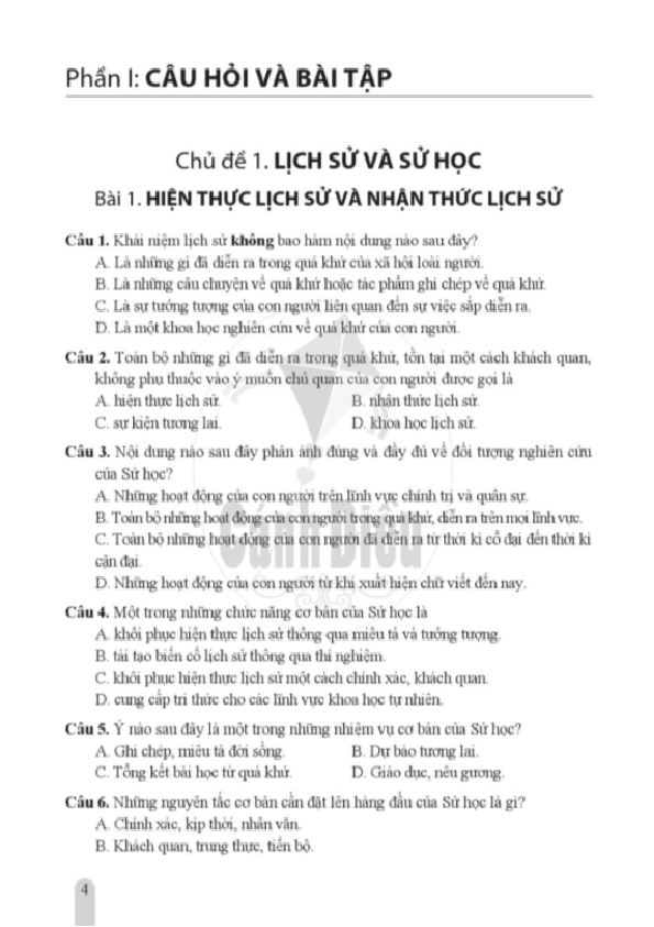 Bài Tập Lịch Sử lớp 10 - Canh dieu