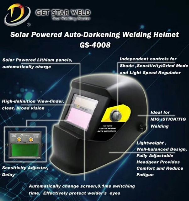 Mũ hàn tự động Get Star GS-4008