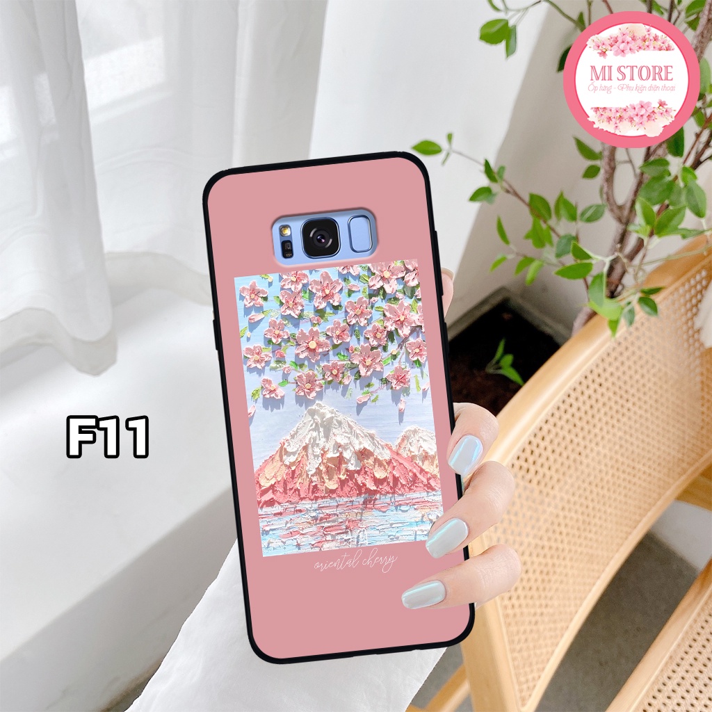 Ốp điện thoại samsung s8/ s8 plus/ s9/ s9 plus - ốp lưng samsung in hình hoa vintage xinh xắn