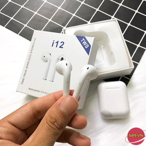 [ GIẢM 40% TRONG 3 NGÀY ]Tai nghe bluetooth I12 5.0 | tai nghe | I12