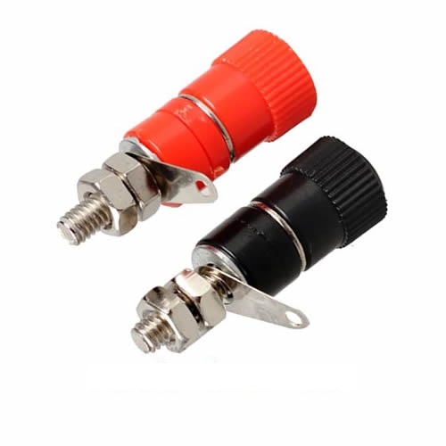 Bộ 2 Trạm Cọc Loa Vặn (Đen - Đỏ)