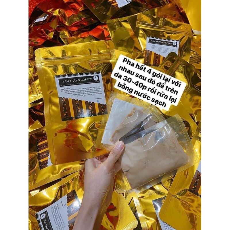 Gói tắm trắng cafe thiên nhiên