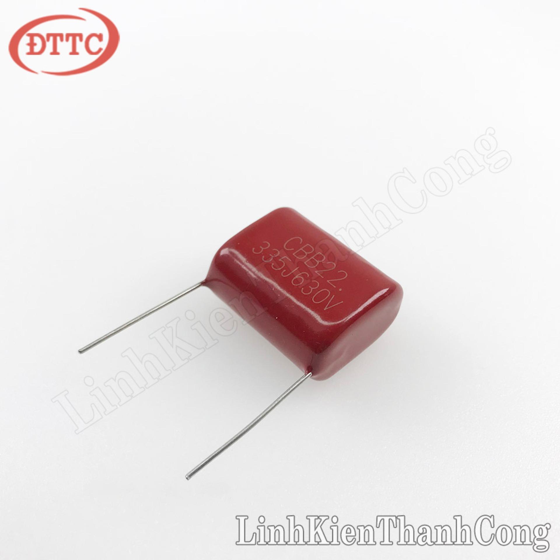 Tụ CBB 335J 3.3uF 630V P=25mm