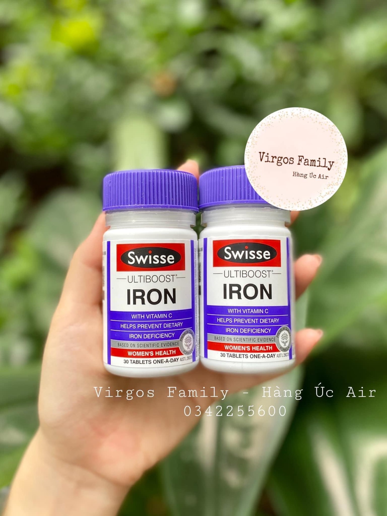 Swisse iron viên bổ sung sắt