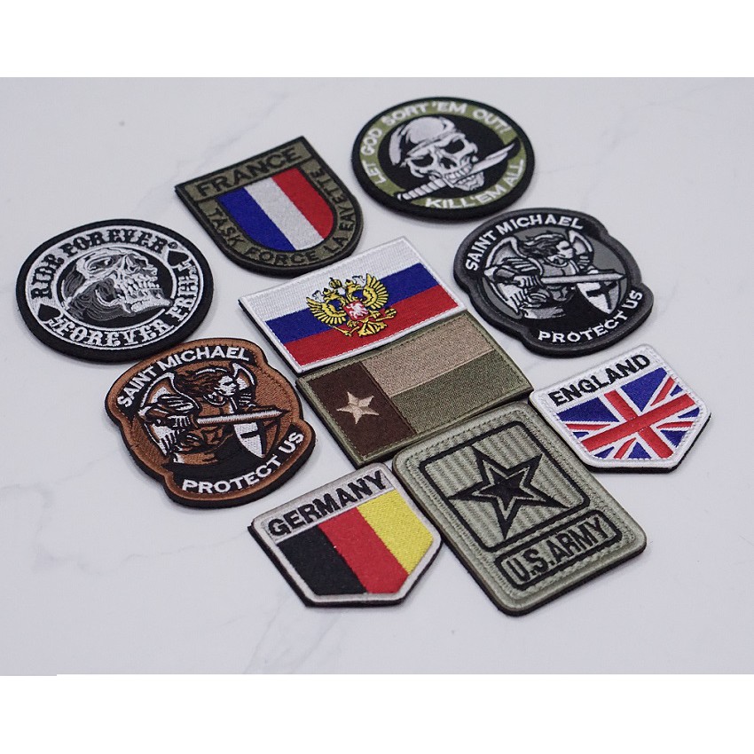 [HCM]Miếng patch dán logo vải thêu tactical 511.