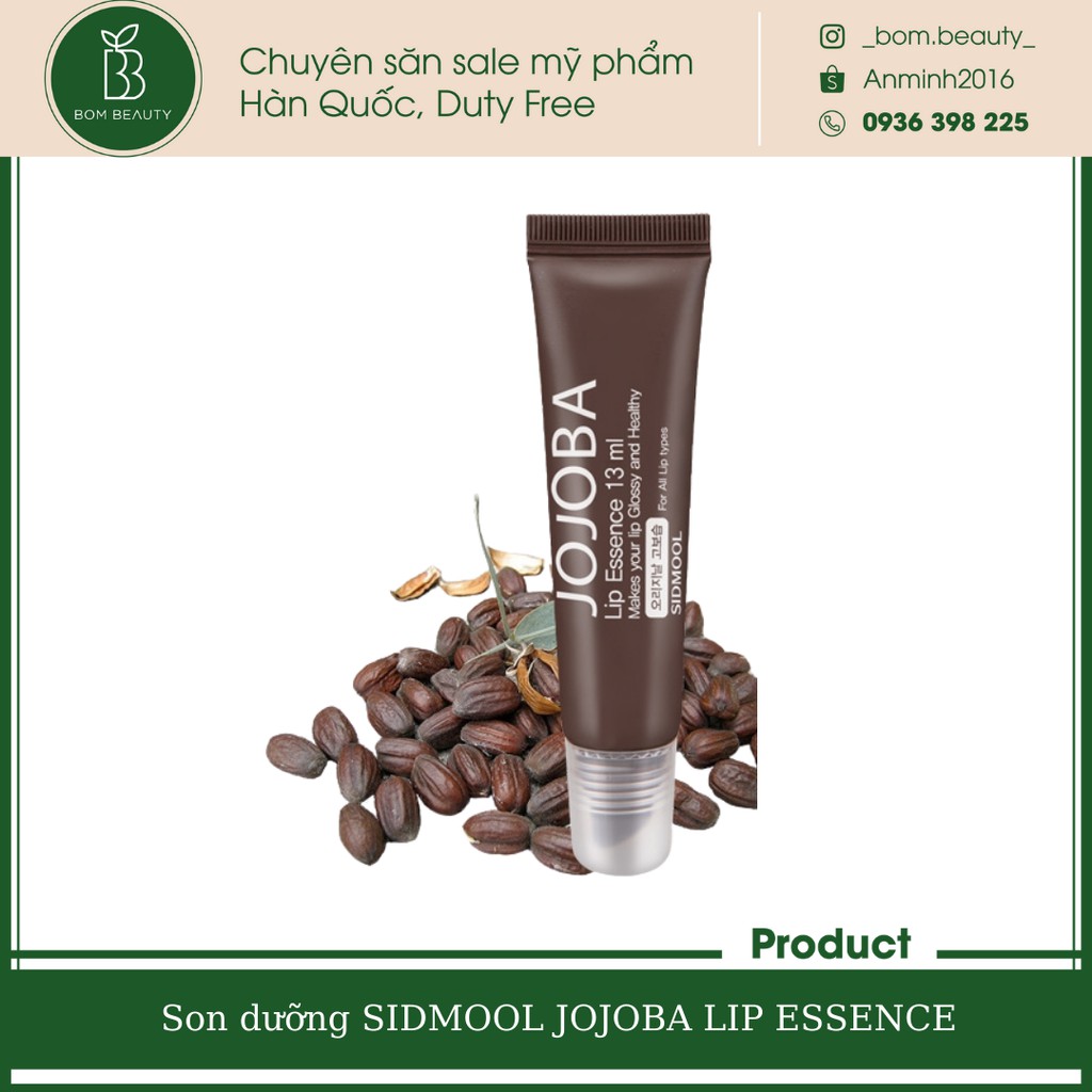 (#sidmool) Tinh chất ( Son) dưỡng môi Sidmool Jojoba Lip Esssence
