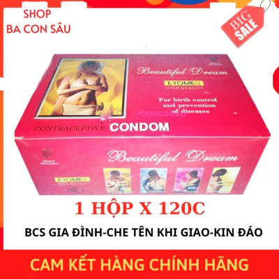 Bao cao su gia đình loại tốt Condom 1 hộp 96 cái hương dâu có bôi trơn HSD 2025- Hàng Việt Nam chất lượng cao