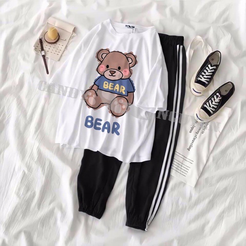 [FREESHIP] SET ÁO GẤU BEAR KÈM QUẦN