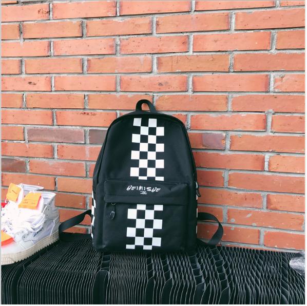 [HCM]Balo Bố Thời Trang Sọc Ô Vuông (Size 30x40cm-Ảnh Thật)