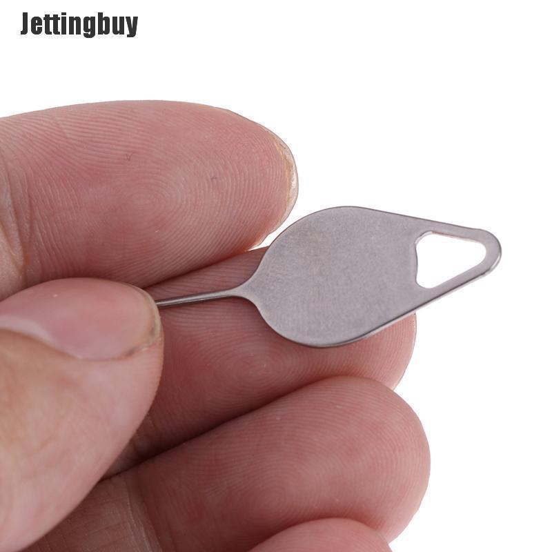 Jettingbuy 3 Sản Phẩm/Bộ Dụng Cụ Tháo Khay Thẻ Sim Kim Không Gỉ Cho Điện Thoại