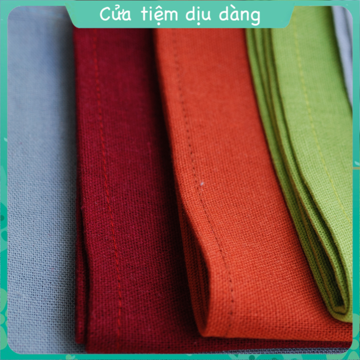 [Ảnh thật] Khăn tay linen 25x25cm