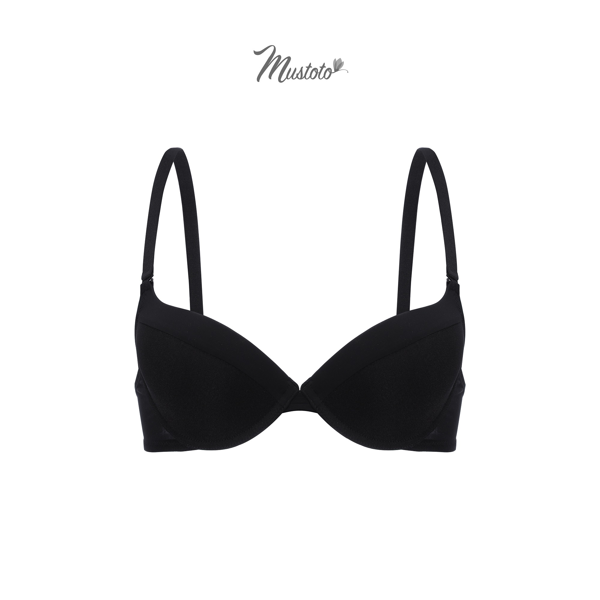 Áo Lót Nữ Trơn Mút Mỏng 0.5cm Phối Lưới Mút Mỏng Bra Cao Cấp Allium (Mustoto MA43)