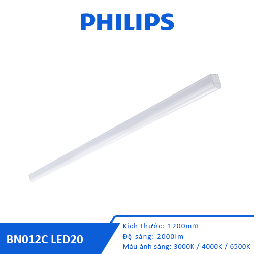 Bộ máng đèn Philips LED Batten BN012C G2 (01 đèn)