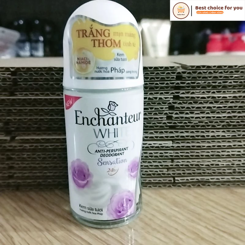 Lăn khử mùi trắng da Enchanteur Charming 50ml