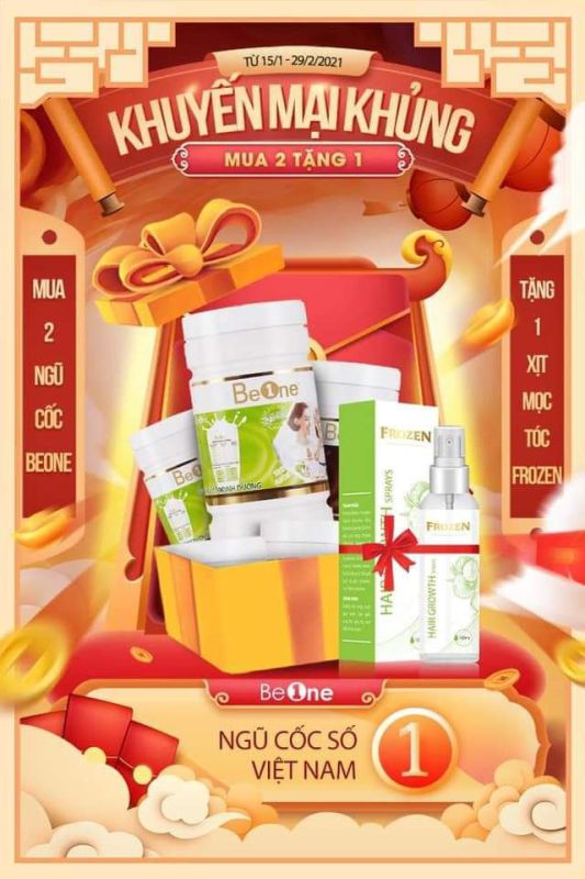 bột ngũ cốc dinh dưỡng BEONE giá rẻ