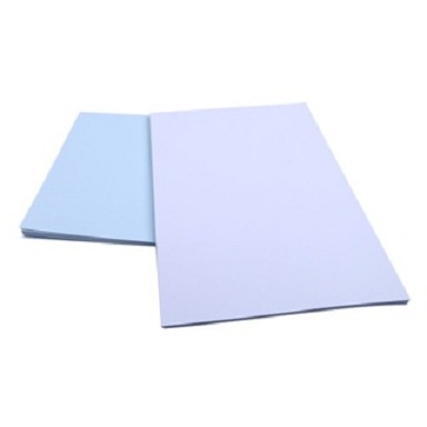 Giấy decal A4 đế xanh - Xấp 100 tờ