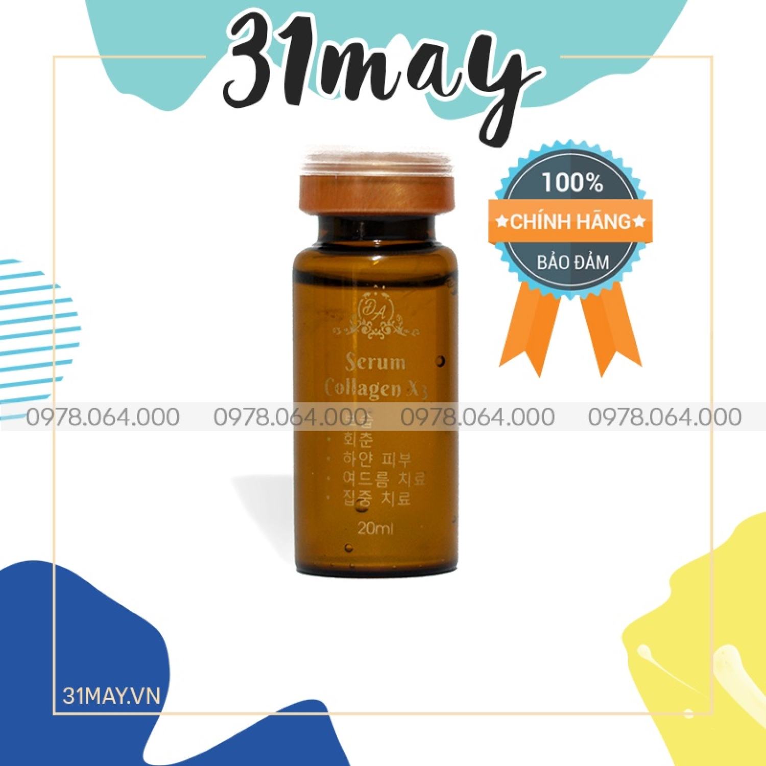 Serum Đông Anh Collagen X3 Chính Hãng - Serum Chăm Sóc Căng Bóng Da Ngừa Nám