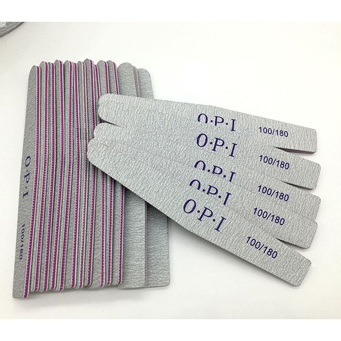 (lẻ 1 cái) Dũa móng OPI làm nail 100/180