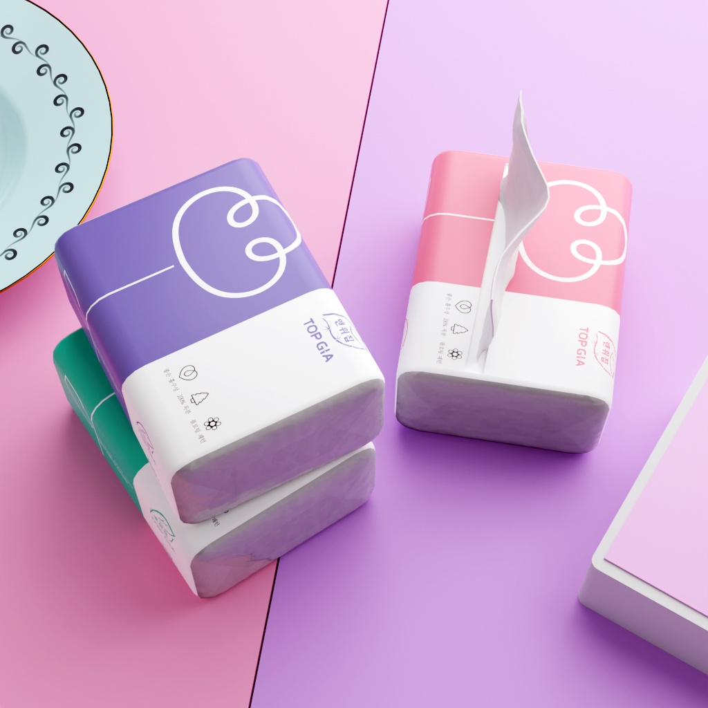 Thùng 30 gói giấy ăn cao cấp TOP GIA
