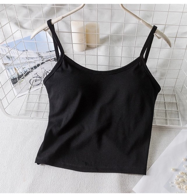 Áo hai dây kèm bra tập gym, yoga cực đẹp và thoải mái