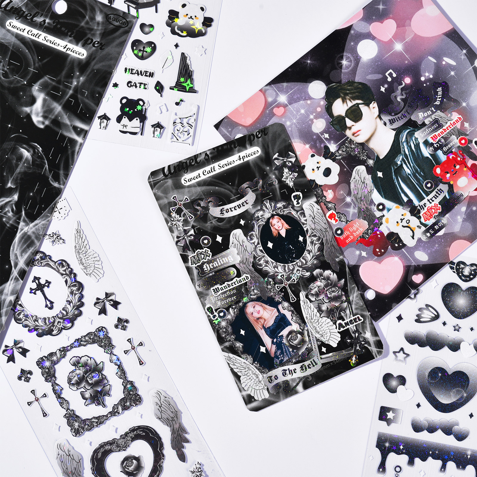 Set 4 Miếng Sticker Gấu