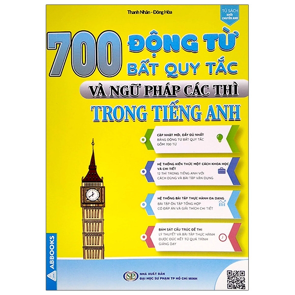 Fahasa - 700 động từ bất quy tắc và ngữ pháp các thì trong tiếng anh