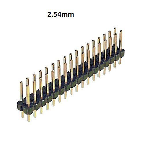 Bộ 2 Jump Đôi Đực 2.54MM 2x40P Thẳng 11mm, 19mm
