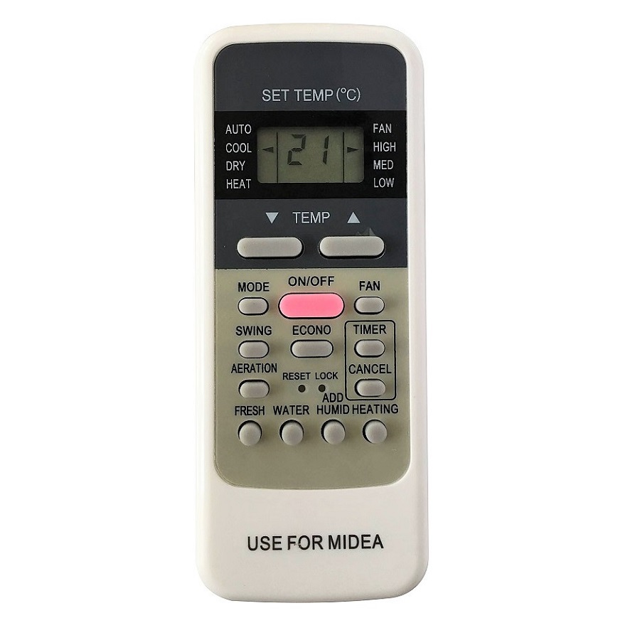 Remote điều khiển cho máy lạnh, điều hòa midea inverter msaf-10crdn8