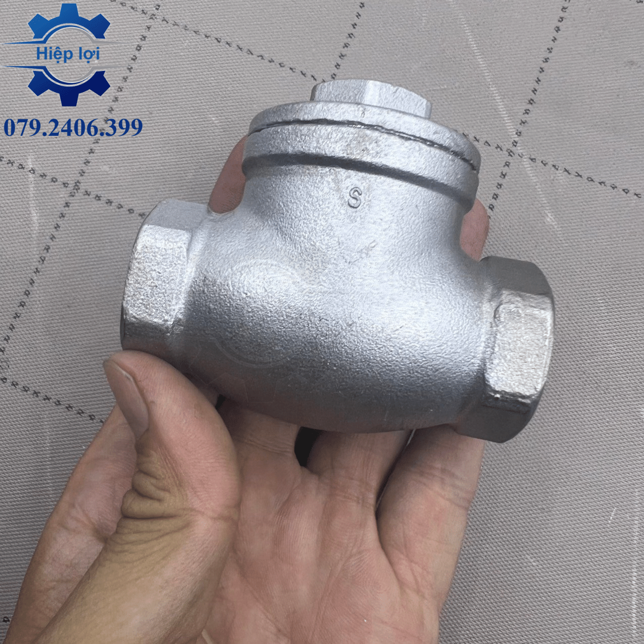 Van 1 Chiều Lá Inox 304 - Van Nước 1 Chiều Lá Lật Bắt Ren - Ngăn dòng chảy ngược, bền bỉ