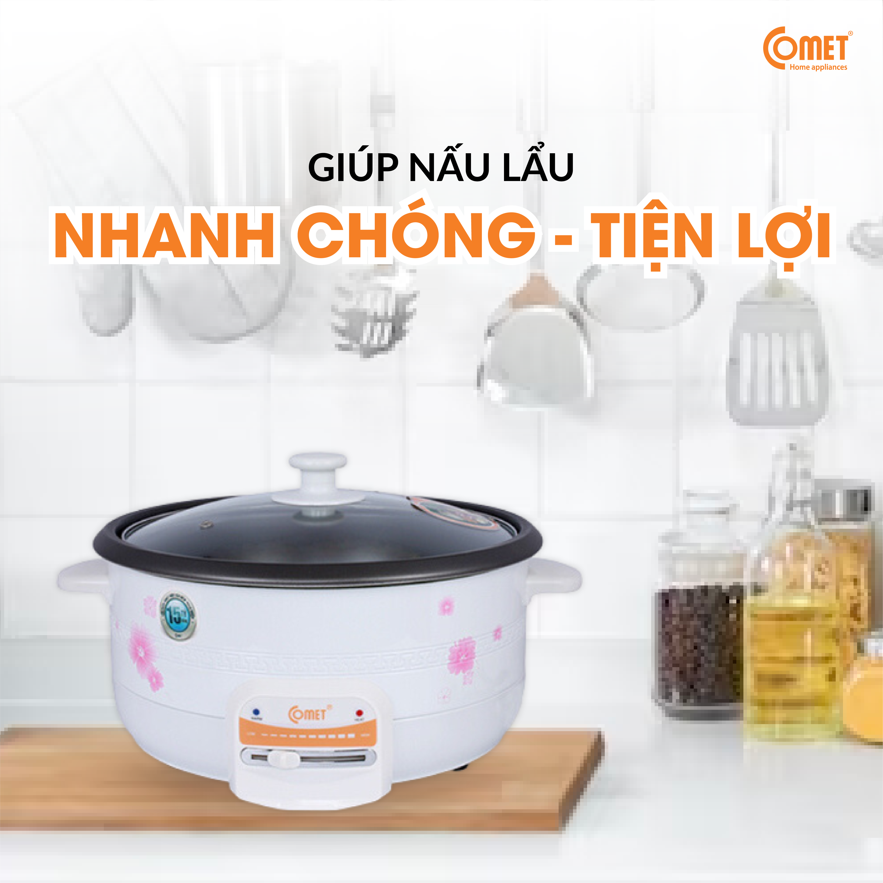 Nồi lẩu điện Comet - CM7731