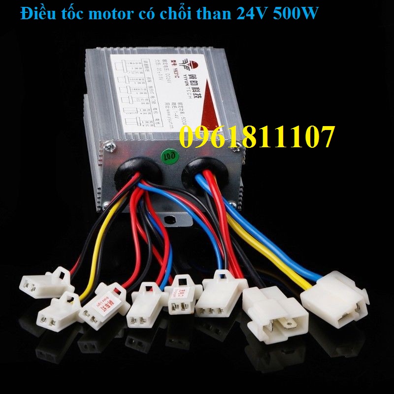 IC điều tốc 24V 500w cho motor có chổi than, bộ điều tốc motor giảm tốc 24V, điều tốc động cơ 24V