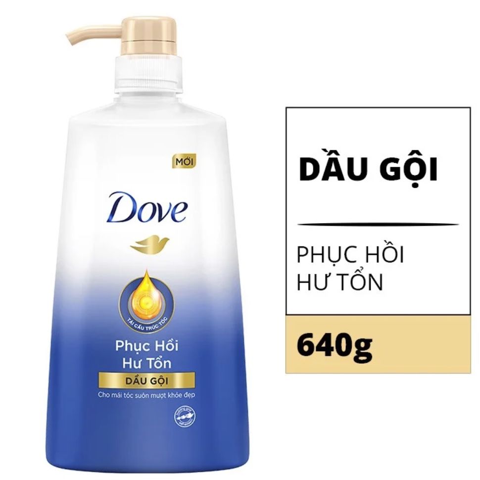 [HCM]Dầu gội Dove phục hồi hư tổn chai 650g