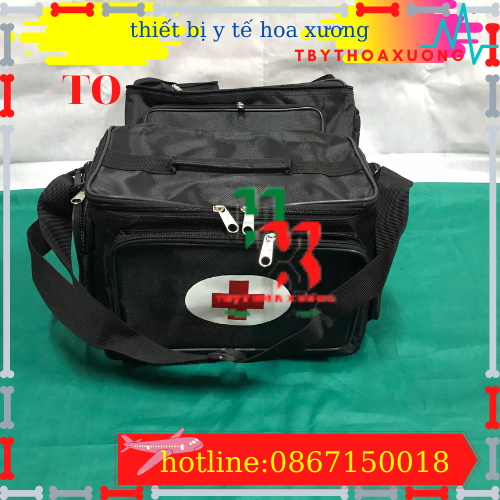 Túi cứu thương cỡ đại 34x22x24cm - túi y tế