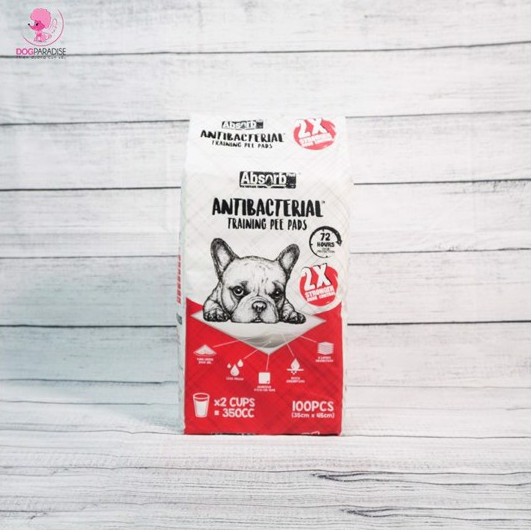 Tã Lót Cho Chó Absorb Antibacterial chính hãng nguyên túi - Dog Paradise (Size s -100 miếng size M 50 miếng size L 25 miếng)
