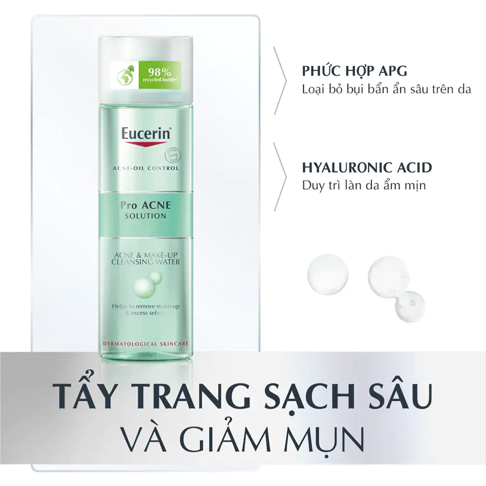 Nước Tẩy Trang Eucerin ProAcne Solution 200ml