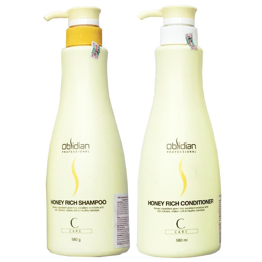 [HCM]Dầu gội mật ong Obsidian Honey Rich Shampoo 580ml