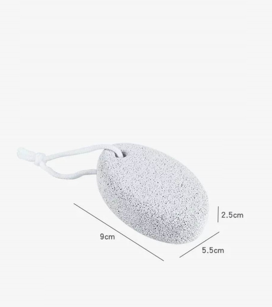 Đá chà gót chân (bọt biển) tẩy da chết hình oval