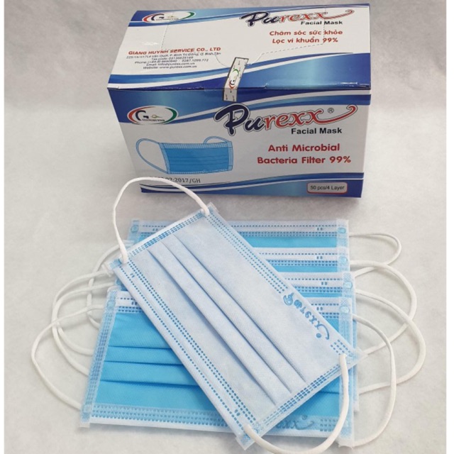 Khẩu trang y tế kháng khuẩn 4 lớp