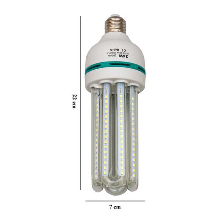 BÓNG ĐÈN LED CHỮ U 24W-36W SIÊU SÁNG.