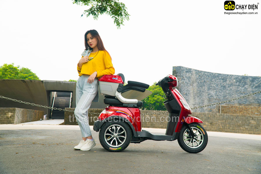 [HCM]XE MÁY ĐIỆN 3 BÁNH CÓ CỐP SAU