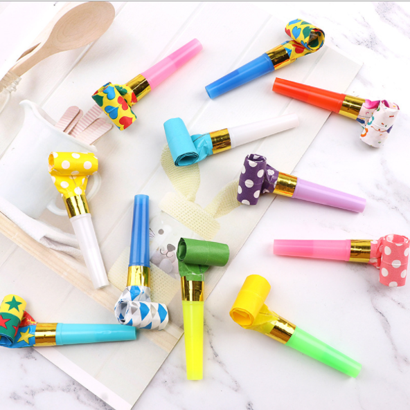 COMBO 5 CÁI  Kèn Còi Thổi Chúc Mừng Sinh Nhật Cho Bé [GIÁ SỈ]