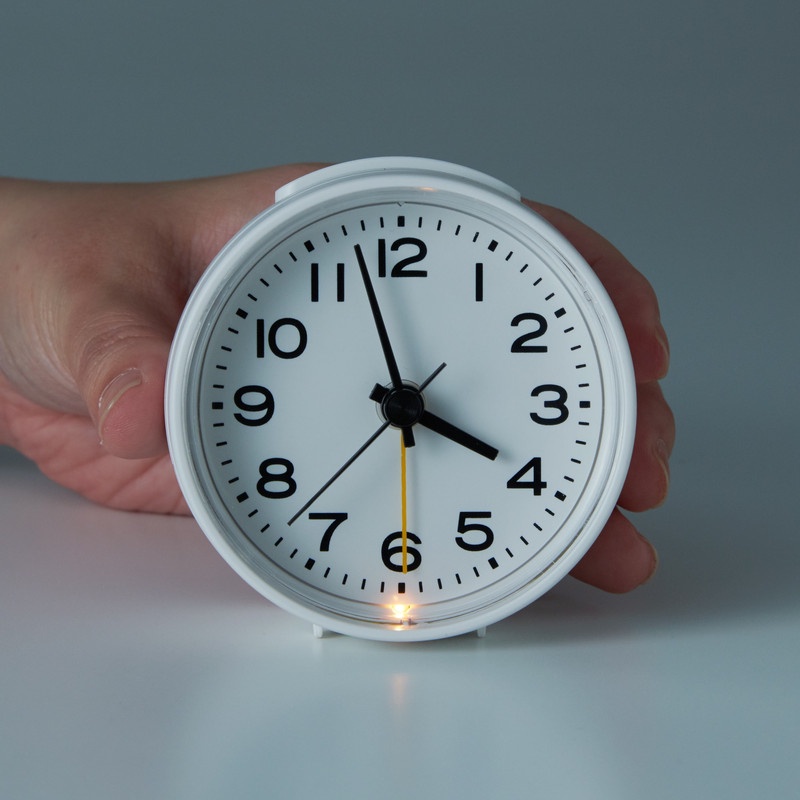 Muji Đồng Hồ Analog Báo Thức
