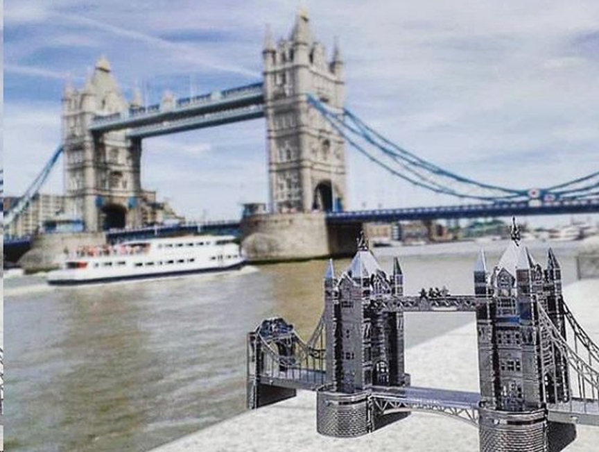 Mô Hình 3D Kim Loại Lắp Ráp Cầu Tháp Luân Đôn [Chưa Lắp]