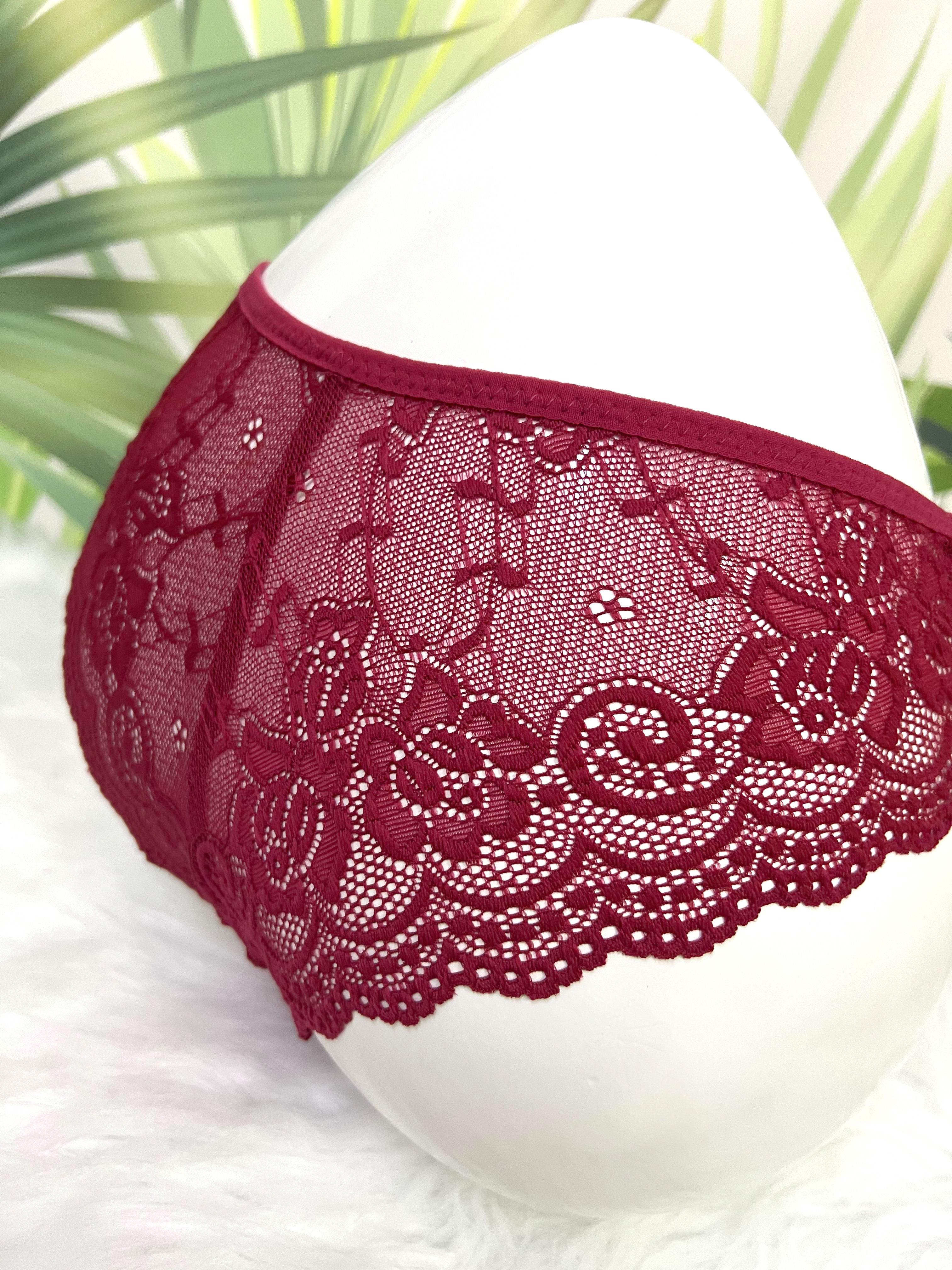 Quần lót nữ ren nơ màu đỏ