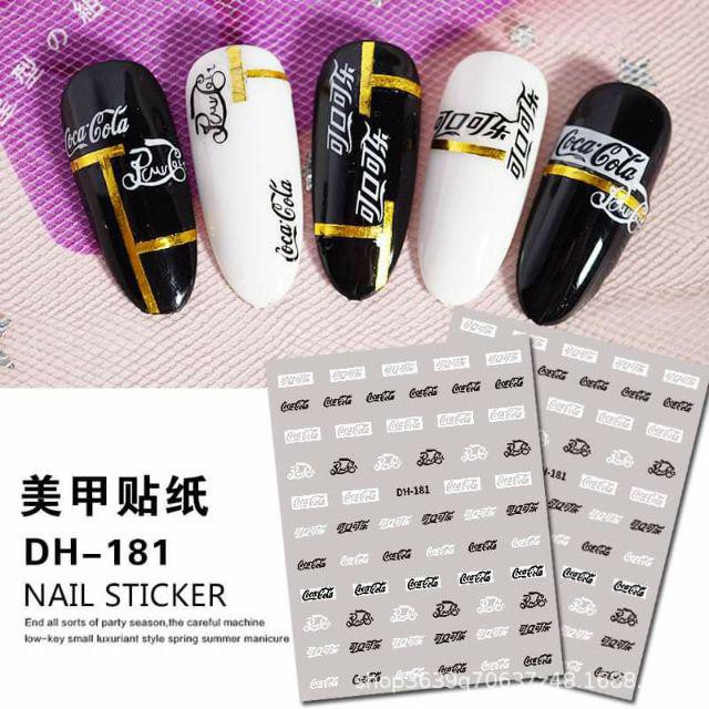 Sticker dán móng tay Thương hiệu nổi tiếng