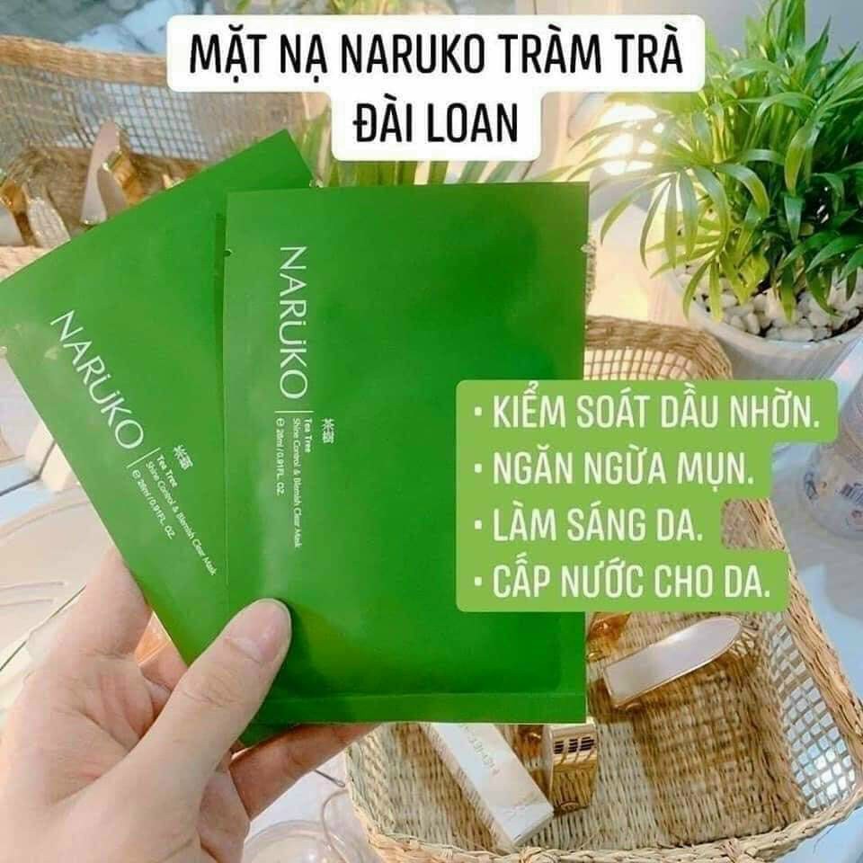 Mặt nạ tràm trà Naruko dưỡng da cấp ẩm